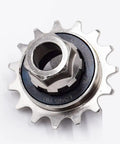 Single Speed Freewheel 15T For BMX And Fixed Gear Bikes Chrome Moly Steel With Nickel Plated Teeth Black Lock Ring Inner Diameter 29mm