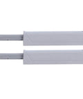 Magnetic Push To Open Latches For Cabinets And Drawers No Handle Design ABS Magnet Durable Two Pack 9.5 By 1.5 Cm Door Damper Buffer