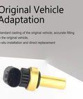 Zufoty engine coolant temperature sensor with yellow housing and black connector