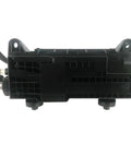 Electronic Parking Brake Actuator For Land Rover Discovery 4 2010 Through 2016 Built Tough Park Module Assembly Control Unit rear view showing connectors.