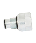 Side view of P40 Hydraulic Directional Control Valve Accessory Closed Center Plug Power Beyond Plug Adapter Built Tough Steel Construction.