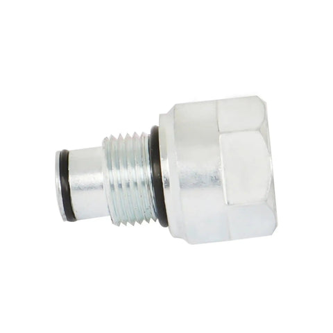 Side view of P40 Hydraulic Directional Control Valve Accessory Closed Center Plug Power Beyond Plug Adapter Built Tough Steel Construction.