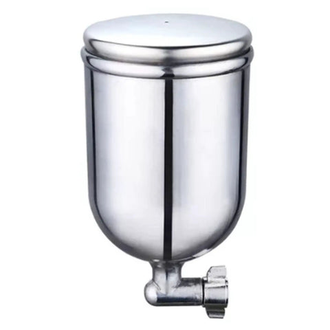 High Output Pneumatic Paint Sprayer Featuring 400 Ml Top Cup Air Spray Gun metal cup with valve for paint application and DIY use.