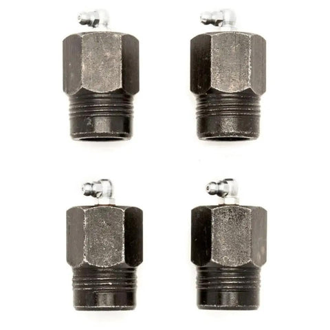 Front Suspension Tie Rod Ends For 1960 1961 1962 Park Lane Montclair Monterey Commuter Meteor, four black grease fittings.