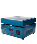 Pro Grade 850W Digital Soldering Station With 200x200mm Hot Plate Preheater displayed with controls and temperature display
