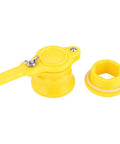 Leak Proof Honey Gate Valve Kit With Precise Flow Control for easy bottling in yellow, high density nylon beekeeping tap.