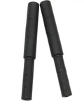 2 Pack Graphite Golf Club Extender Shaft With Carbon Fiber Build 0.49 Inch Small End And 0.595 Inch Thick End 3 Inch Overall Length