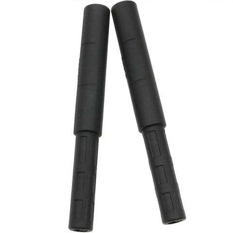 2 Pack Graphite Golf Club Extender Shaft With Carbon Fiber Build 0.49 Inch Small End And 0.595 Inch Thick End 3 Inch Overall Length
