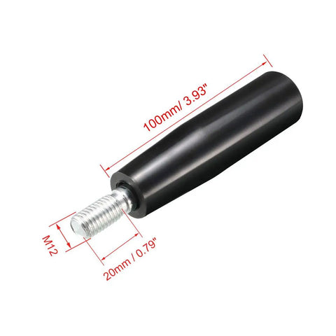 Top Shelf Revolving Handwheel Machine Handle Built With Steel Core M12 Male Threaded Stem Solid Grip Install For Industrial Milling Rigs Lathes And Bench Grinders Smooth Riding