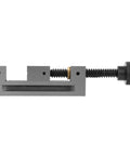 Fabater 2 In One Piece Machine Vise Grinder For Surface Grinding Milling With High Hardened Steady Clamping 50Mm Workholding Jig Durable Steel side view of compact steel clamp with adjustable screw