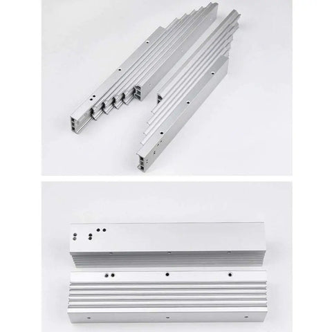 Sturdy Aluminum Telescopic Folding Table Guide Rail Hinge For Space Saving Concealed Slide Slick Pull Out Folding Mechanism