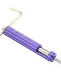 Installation tool from 50 Pcs 1/4-20 UNC Stainless Steel Thread Insert Kit With Installation Tool For Damaged Tapped Holes.