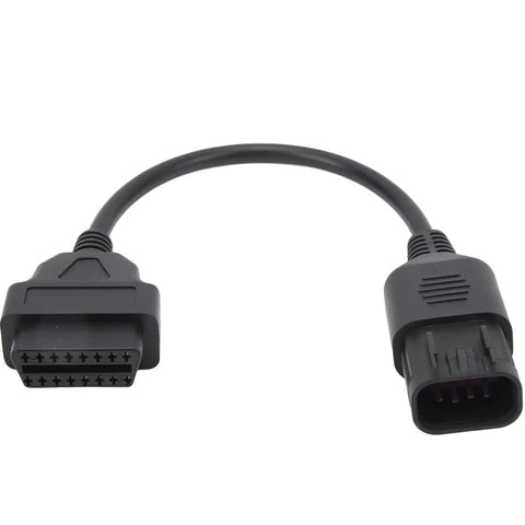 8 Pin To 16 Pin OBD2 Cable Adapter For ATVs And Motorcycles Lets You Plug An 8 Pin Diagnostic Port Into Any Standard 16 Pin OBDII Scanner