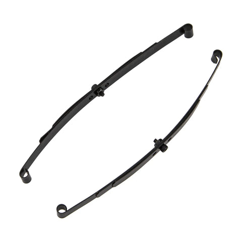 Hard Leaf Spring Suspension Steel Bar Kit For RC4WD D90 1/10 RC Rock Crawler, durable 128mm steel springs, black, offroad ready