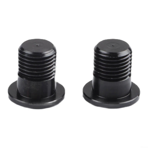 Two Pack Aluminum Derailleur Hanger Bolts M10x1.0 For Rear Derailleurs And Chain Tensioners, Rugged Bike Hardware, Black Finish