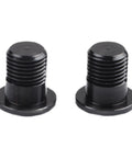 2 Pack Aluminum Rear Derailleur Hanger Bolts M10x1.0 Thread For Bicycle Tail Hook Installation Replacement Screws Black