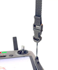 Close-up of lanyard mounting system on Mini 4 Pro Drone Fly More Combo With Dope Claw Lanyard Mounting System Landing Pad And Strobe Light For Easy Aerial Shots 48MP Photos And 4K Video Quality Bundle.