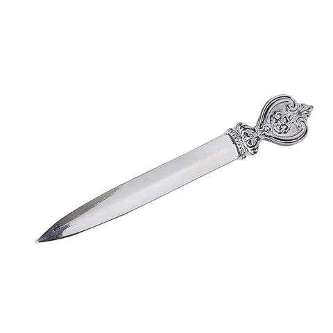 Vintage Leaf Floral Pattern Metal Letter Opener from 5 Pack for Home Office and School Desk