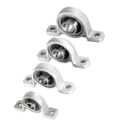 Heavy Duty Pillow Block Bearing Zinc Alloy Insert Linear Shaft Self Aligning Mounted Housing For Smooth Spins And Long Life With Durable Sealing Stop Dust Rust While Keeping Steady Rotary Motion Under High Load Jobs Built Tough Gear, 20mm bore