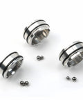 Pinless Forward Accumulator Piston Kit For GM 4L60E 4L65E 4L70E Transmission 1-2 And 3-4 Shifts with seals and metal rings