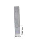 Sleek Shelf Document Holder And Label Organizer Rack For Warehouse Supplies And Badges Beefy Lightweight Keeper with slots.