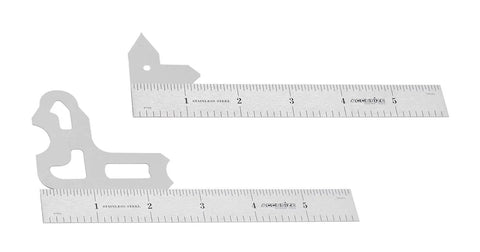 Pro Grade Radius Gauge Set 26 Pc Metric 0.5mm To 13mm With Holder Satin Chrome Finish Rustproof Steel Plastic Case Precision Measuring Tools For Auto Machinery And DIY Projects
