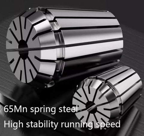 ER20 Collet Chuck Set Four Pieces One Eighth Inch Spring Steel Precision Tool Holders
