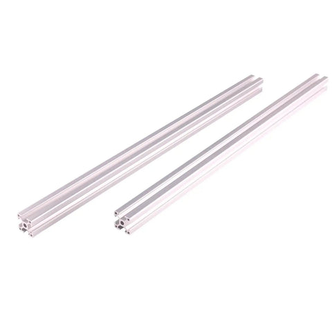 Built Tough 3030 Aluminum Profile Extrusion 2 Pack Anodized Rail For Cnc And 3D Printer Diy Builds Pro Level 500mm Frame Kit with precision grooves.