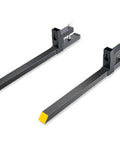 43 Inch Clamp On Pallet Forks For Tractor Buckets, 2000 Lb Capacity, Heavy Duty Quick Attach Forks For Bucket Loaders And Skid Steers
