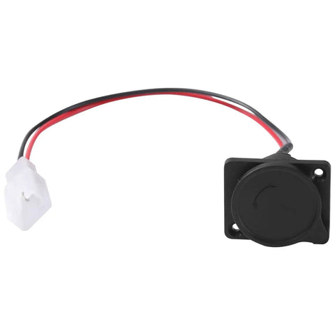 Black XLR Charger Port Replacement For Razor MX650 MX500 SX500 Dirt Rocket Bikes And EcoSmart Metro Kids Electric Scooters, 3-pin, 2-wire