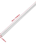Pro Grade Heavy Duty Linear Drive Shaft Chrome Plated Carbon Steel Ultra Smooth Drop Dead Precise Optical Axis Rod For Cnc Machinery And Plant Automation 15Mm X 500Mm with shown dimensions of 50cm by 1.5cm.