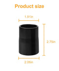 Slick Miter Saw Dust Port Adapter For DWS779 And DWS780 features five quick rings, dimensions 1.91in x 2.06in x 2.75in, black PETG.