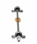 T12 Lead Screw Set 1200mm 47.24 Inch Long 12mm Diameter 2mm Pitch 8mm Lead 4 Starts Includes Brass Nut Coupler And Pillow Bearing Blocks