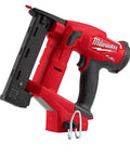M18 Fuel 18Ga One Quarter Narrow Crown Stapler For Quick Heavy Duty Fastening Without A Compressor Redlink Plus Intelligence Optimizes