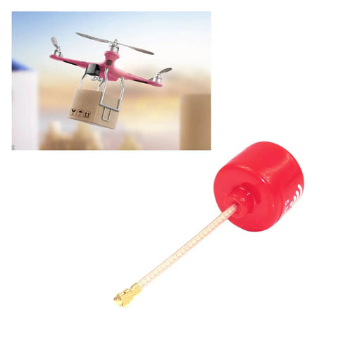 5.8GHz FPV Antenna With 3dBi RHCP High Gain For Ultra Long Range Drone Links UFL Connector Directional Antenna in red