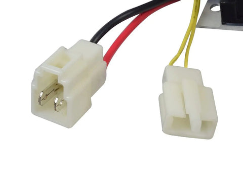 Replacement Control Module For MX125 Razor Dirt Bike Versions 1 Through 5 Easy Plug And Play Upgrade Quick Swap For Faster Rides Verify Your Version Before Ordering By Checking The Product ID Codes 7th And 8th Digits, white plastic connectors