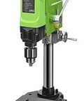 Workhorse Heavy Duty Bench Drill Stand 1200W With Infinitely Variable Speed 0 To 950 RPM Cast Iron Base in workshop setting