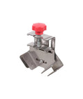 Rock Solid Dead On 90 Degree Angle Clamp Fixture With Stainless Steel Adjustable Grips for woodworking projects close-up view.