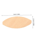 100 Pcs Wood Joiner Biscuits Set, single biscuit shown, 6cm length, smooth finish, for woodworking projects and carpentry.