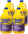 Badass Professional Floor Sealant With Tough Stain Guard For Vinyl Vct Concrete And Rubber Tile Ready To Use No Dilution Needed Boosts Fresh Shine And Keeps Polishing Power Fresh Longer Case Of Four One Gallon Jugs.