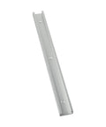 Pro Grade Aluminum T Track Slot Guide Rail For Woodworking With T Nuts And Quick Clamps, 30mm Slot, angled view of single rail