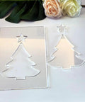 Premium Christmas Lantern Router Templates For Woodworking Shops, 1/4 Thick Clear Acrylic Stencils 5.5 By 8 Inches: tree shapes