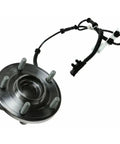 2 Piece Front Wheel Hub And Bearing Assembly Set For Chrysler Town And Country Grand Caravan Routan CV 2012 2015 2008 2019 2009 2014 Front Left And Right Replacement, close-up view of single hub and bearing with wiring harness