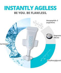 Instant Face Lift Cream For Anti Aging Skin Care That Lifts And Tightens Smooths Wrinkles Banishes Puffy Under Eye Bags No Eye Patches Needed Quick At Home Facelift In A Box Of 25 Vials with ingredients diagram.
