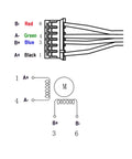 1 Piece SFU1605 Linear Rail Guide Ballscrew With Square Rails And NEMA17 Stepper Motor 150mm Stroke For DIY CNC Router X Y Z Linear Stage Actuator 0.03mm Repeatability High Precision wiring diagram