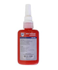 High Strength Thread Locker For Nuts And Bolts - Heavy Duty, Single Component Formula, 50ml red bottle front view