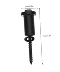 Single screw and spacer from Beefy Barn Door Hardware Kit With Adjustable Carbon Steel Spacers And Sliding Track Connectors For Home Renovation.