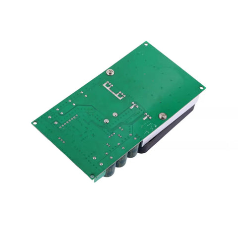 Back view of 600W Step Down Voltage Regulator Module With Built In Cooling Fan For Industrial And Electronics Projects Handy Adjustable Output Rock Solid Overcurrent And Overtemperature Protection Short Circuit Safeguards Stable Efficient Power Supply Board