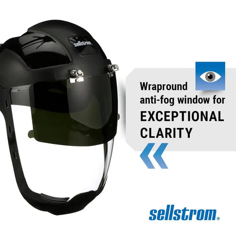 Lightweight Face Shield With High Impact Crown And Ratchet Headgear For Work Sites Grinding Plasma And Flame Cutting ANSI Z87.1