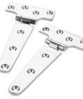 2Pcs 316 Stainless Steel Yacht T Shape Door Hinges Strap Built Tough Marine Deck Hardware For Doors Corrosion Resistant